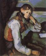 Paul Cezanne Boy in a Red Waistcoat USA oil painting reproduction